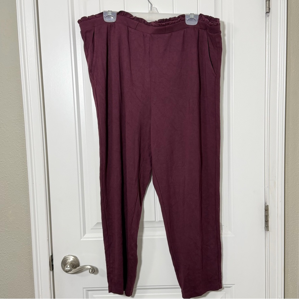 torrid Burgundy 2 Stretch Knit Pants